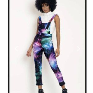 Blackmilk Galaxy Overalls - sz L